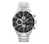 Timex Watch Trend Ridgefield TW2Y56900 Chronograph Black Dial Stainless Steel Men's