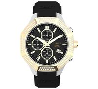 Timex Men's Chronograph Quartz Watch UFC King Chrono Silicone Strap