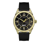 Timex UFC Men's Athena 42mm Watch - Black Strap Black Dial Gold-Tone Case