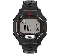 Timex UFC Men's Spark 46mm Watch, Black/Digital/Black, Spark 46mm