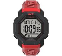 Timex UFC Strength Knockout Men's 48mm Red Resin Strap Watch TW2V88200