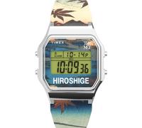 Timex Multicolour Unisexs Digital Watch The Met X Hiroshige TW2W25300