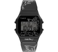 Timex Unisex Digital Quartz Watch with a Plastic Strap