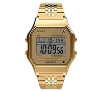 Timex T80 34mm Watch - Gold-Tone with Stainless Steel Bracelet TW2R79200