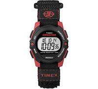 Timex Unisex Expedition Mid-Size Digital CAT Black/Red Fast Wrap Velcro Watch T49956