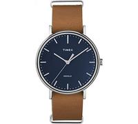 Timex Unisex Fairfield 41mm Watch, Tan/Blue, Minimalist