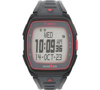 Timex Unisex Ironman T300 42mm Watch, Black Silicone Strap Digital Dial Black Case