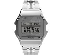 Timex Unisex s Digital Quartz Watch with Stainless Steel Strap TW2R79300