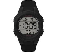 Timex Unisex T100 40mm Watch - Black Strap Digital Dial Black Case, Black