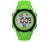 Timex Unisex T100 40mm Watch, Green/Green/Digital, Digital