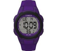 Timex Unisex T100 40mm Watch, Purple/Digital/Purple, Modern