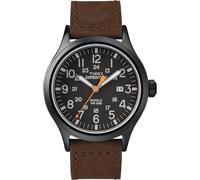 Timex Unisex Watch Expedition Scout Analogue Quartz Nylon, Brown/Black, Ribbon
