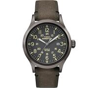 Timex Unisex Watch Expedition Scout Analogue Quartz Nylon, Brown/Grey, Mens Standard, Quartz Movement