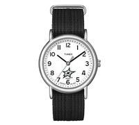 Timex Unisex Weekender 38mm Watch with Slip-Thru Single Layer Strap, Dallas Stars, Weekender 38mm