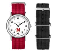 Timex Unisex Weekender Box Set 38mm Watch - Maryland Terrapins, Red