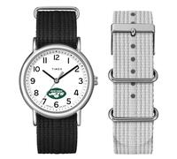 Timex Unisex Weekender Box Set 38mm Watch - NY Jets, Black