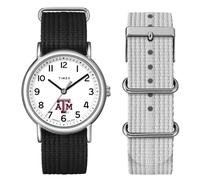 Timex Unisex Weekender Box Set 38mm Watch - Texas A&M Aggies, Black