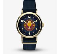 Timex Unisex Weekender Harry Potter x Butterbeer Blue Fabric Strap Watch TW2Y76100