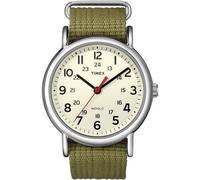 Timex Unisex Weekender Silver-Tone Watch T2N651 - Refined - Mineral / Brass / Fabric
