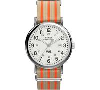 Timex Watches Gents Weekender Main Line Silver Tone Watch TW2Y08900 - Refined - Stainless Steel / Fabric / Mineral Glass / Brass