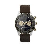 Timex Men's Chronograph Quartz Watch with Leather Strap TW2Y24100