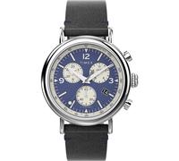 Timex Waterbury Mens Black Watch TW2V71100 Leather (archived) - One Size