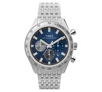 Timex Waterbury Traditional Chronograph with Tachymeter 41mm Watch TW2Y18500VQ, Silver, Dress