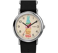 Timex Weekender 38 mm Unisex Quartz Analog Black Fabric Watch TW2V29800