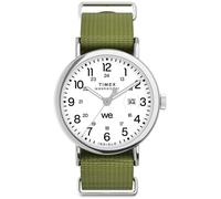 Timex Mens Weekender Green Fabric Watch TW2W8600
