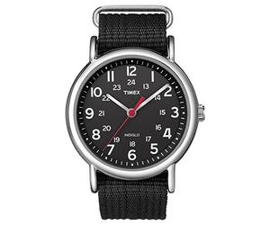 Timex Weekender Slip-Thru Watch - Black/Black