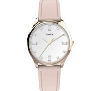 Timex Women Analog Quartz Watch with Leather Strap TW2V766009J