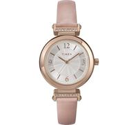 Timex Women Analog Quartz Watch with Leather Strap TW2W963009J