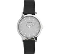Timex Women's Transcend 34mm Watch, Black/Silver-Tone/Silver-Tone