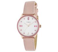 Timex Women's Analogue Quartz Watch with Leather Strap TW2V95700