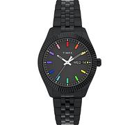Timex Women Analogue Watch with a Stainless Steel Strap Legacy Rainbow