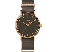 Timex Womens Analogue Classic Quartz Watch with Nylon Strap TW2R48900,Brown