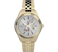 Timex Women's Analogue Quartz Watch with a Stainless Steel Strap Peanuts Legacy