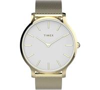 Timex womens Analogue Watch Transcend with Stainless Steel Mesh Band