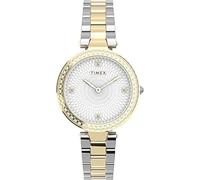 Timex Women's Analogue Watch with a Stainless Steel Bracelet Adorn