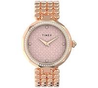 Timex Women's Analogue Quartz Watch with Stainless Steel Strap TW2V02800