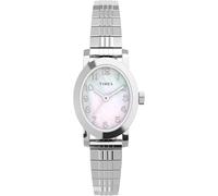 Timex Women's Cavatina Watch - TPearl Dial Gold-Tone Case, Silver, classic