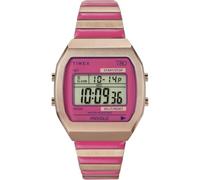 Timex Women's Digital Quartz Watch with Stainless Steel Strap TW2W41600