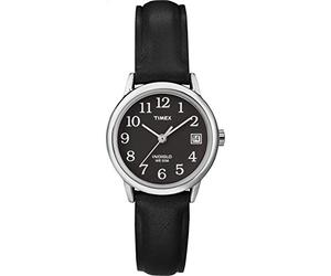 Timex Women's Easy Reader Date Leather Strap 25mm Watch