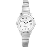 Timex Women's Silver Stainless-Steel Quartz Watch with White Dial (T2H371)