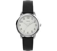 Timex Women's Easy Reader Watch, Black/Silver-Tone/White/30mm, 30 mm, Easy Reader Watch