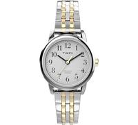 Timex Women's T2P298 Easy Reader 25mm Dress Two-Tone Stainless Steel Expansion Band Watch, Two-Tone Expansion, 25 mm, Quartz Movement