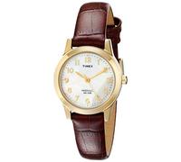 Timex Women's Essex Avenue 25mm Watch, Gold/Burgundy/MOP, Women's Essex Avenue 25mm Watch