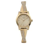Timex Women's Fashion Stretch Bangles 25mm Watch, Gold-Tone/Gold-Tone/Gold-Tone