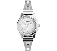 Timex Women's Fashion Stretch Bangles 25mm Watch, Silver, Modern