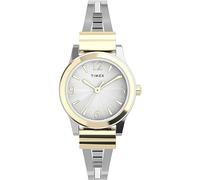 Timex Women's Fashion Stretch Bangles 25mm Watch, Two-Tone/Silver-Tone/Two-Tone, Fashion